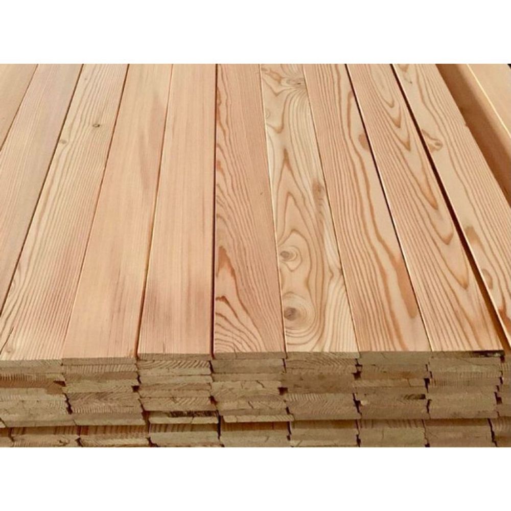 Планкен прямой 20*90*3 R5 лиственница СОФТ