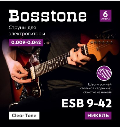 Bosstone ESB 9-42 Струны для электрогитары из стали с никелевым покрытием