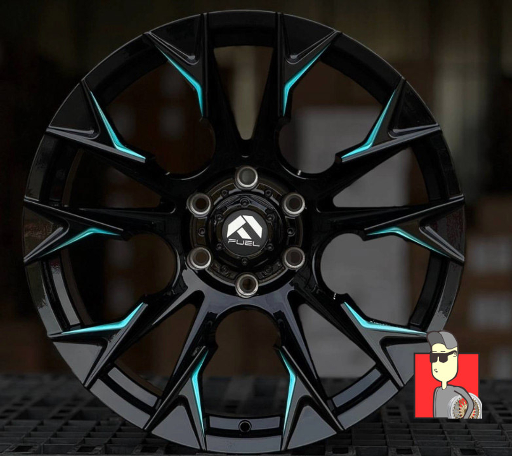 Комплект дисков Fuel Flame A326 20x10 et-10 6x139.7