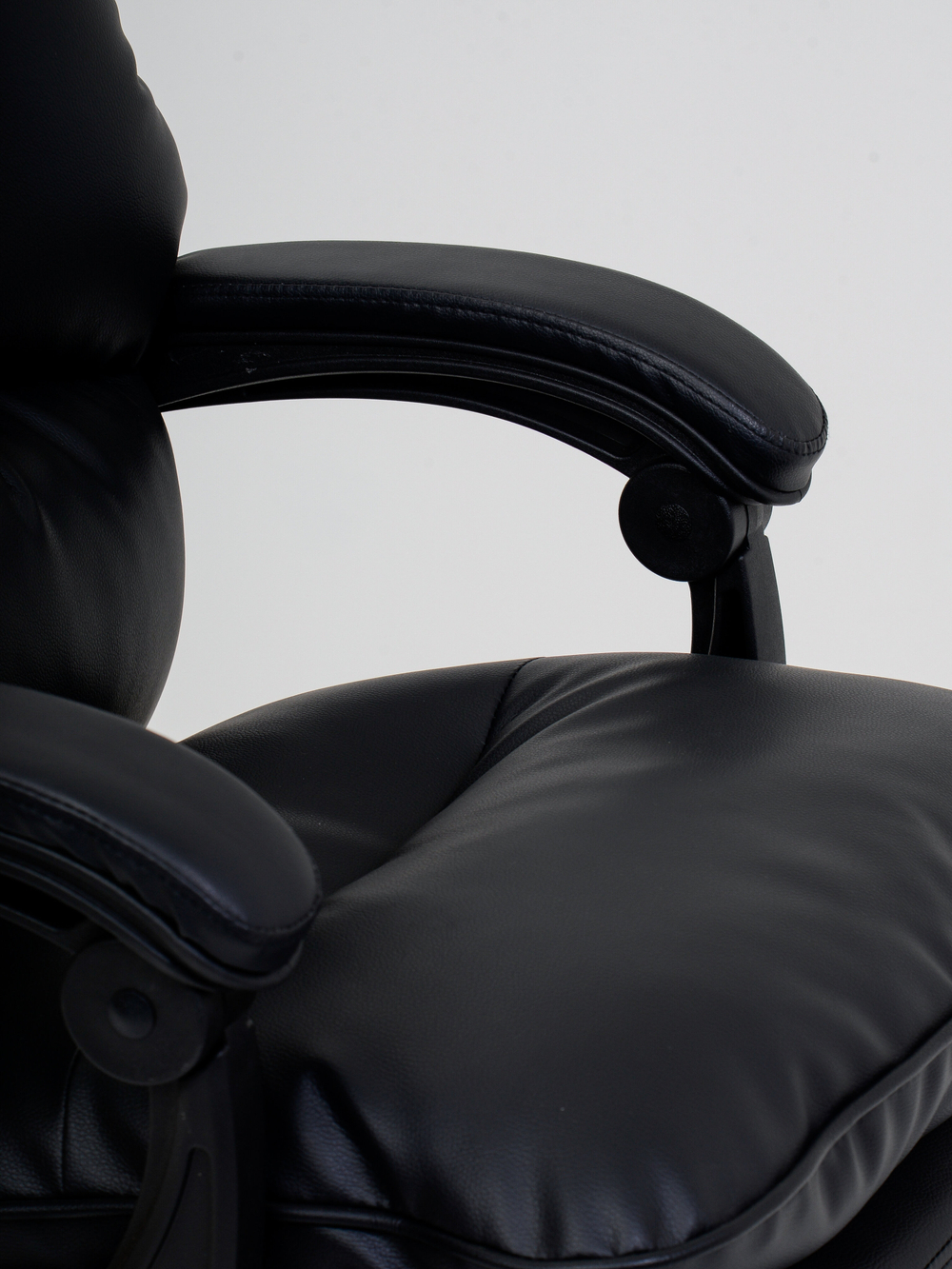 Компьютерное кресло KRESLO COMFORT Premium, мягкое, обивка из экокожи, цвет: черный