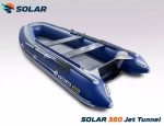 Лодка надувная моторная solar-380 jet tunnel