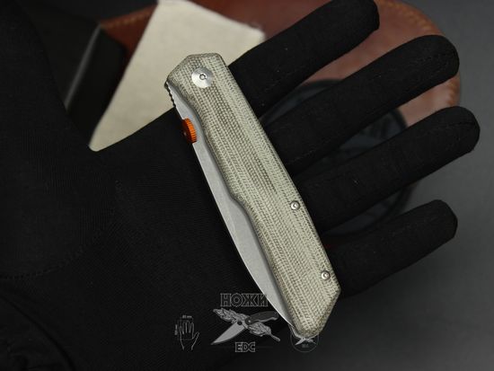 Складной нож FOX knives FX-525MITERZUOLA c клинком из стали BECUT, рукоять микарта