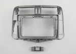 Комплект рамки с разъёмами 9"+can Toyota Prado 150 2009-2013 серебро
