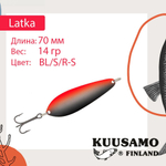 Блесна колебалка Kuusamo Latka 70/14 BLU/R-S