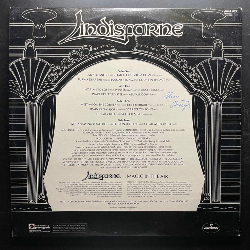 Lindisfarne ‎– Magic In The Air 2LP (Англия 1978г.)