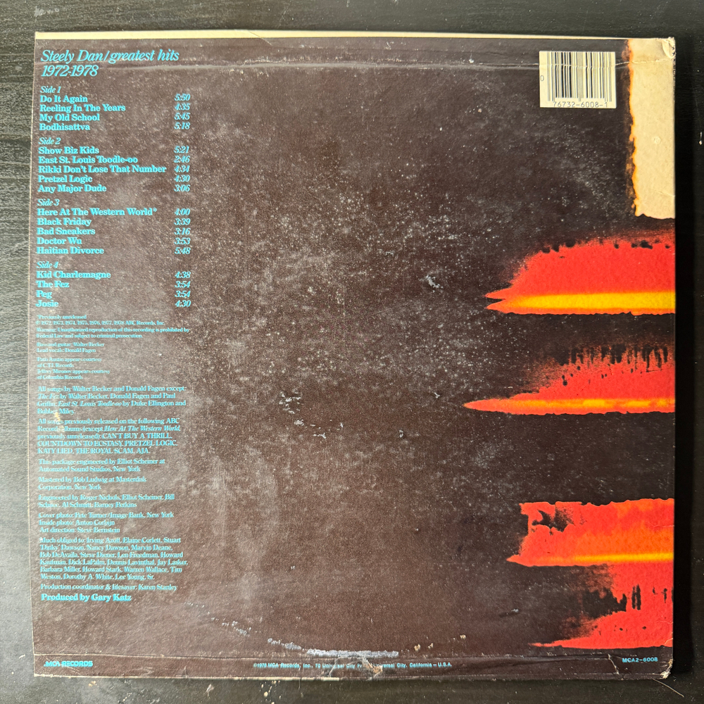 Steely Dan ‎– Greatest Hits 2LP (США)