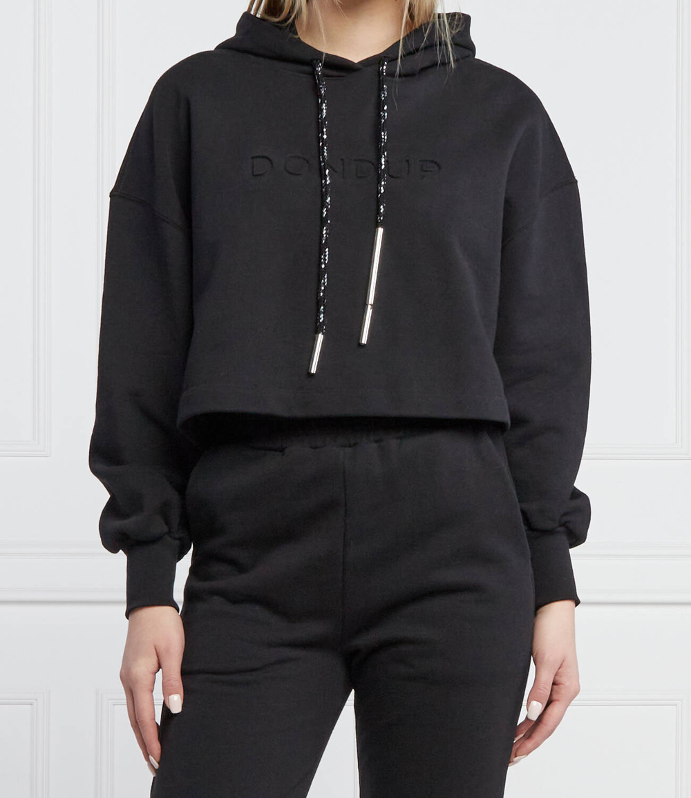Худи DONDUP - made in Italy - черный(F244 KF0207D CT6)