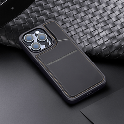 Чехол с MagSafe и подставкой-картхолдером от Dux Ducis для iPhone 14 Pro Max, серия Rafi II Mag Series