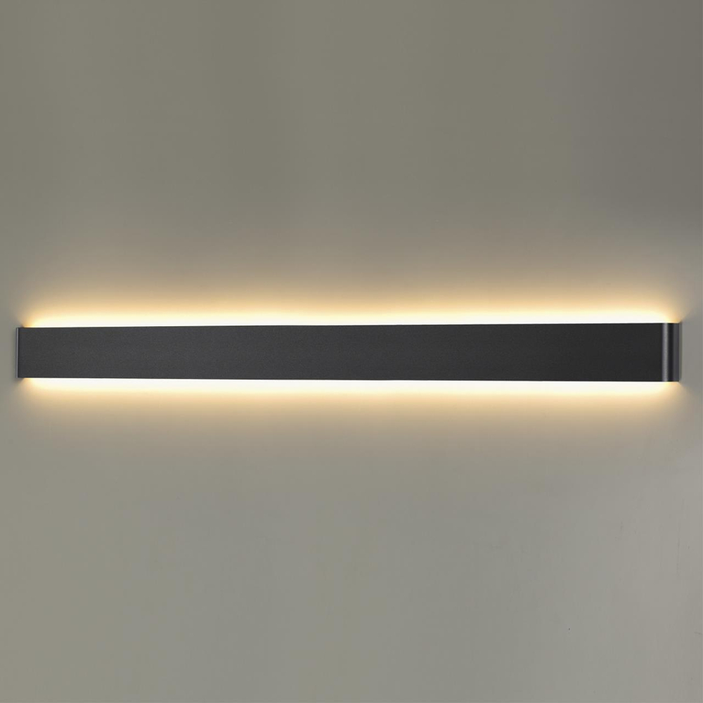 4294/40WL HIGHTECH ODL22 439 черный/металл Настенный светильник IP20 LED 40W 3245Лм 3000K FRAMANT