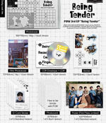Альбом POW - BEING TENDER 3rd Album PHOTOBOOK 2 Version SET