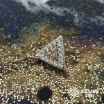 Shine Triangle Champagne & Crystal-