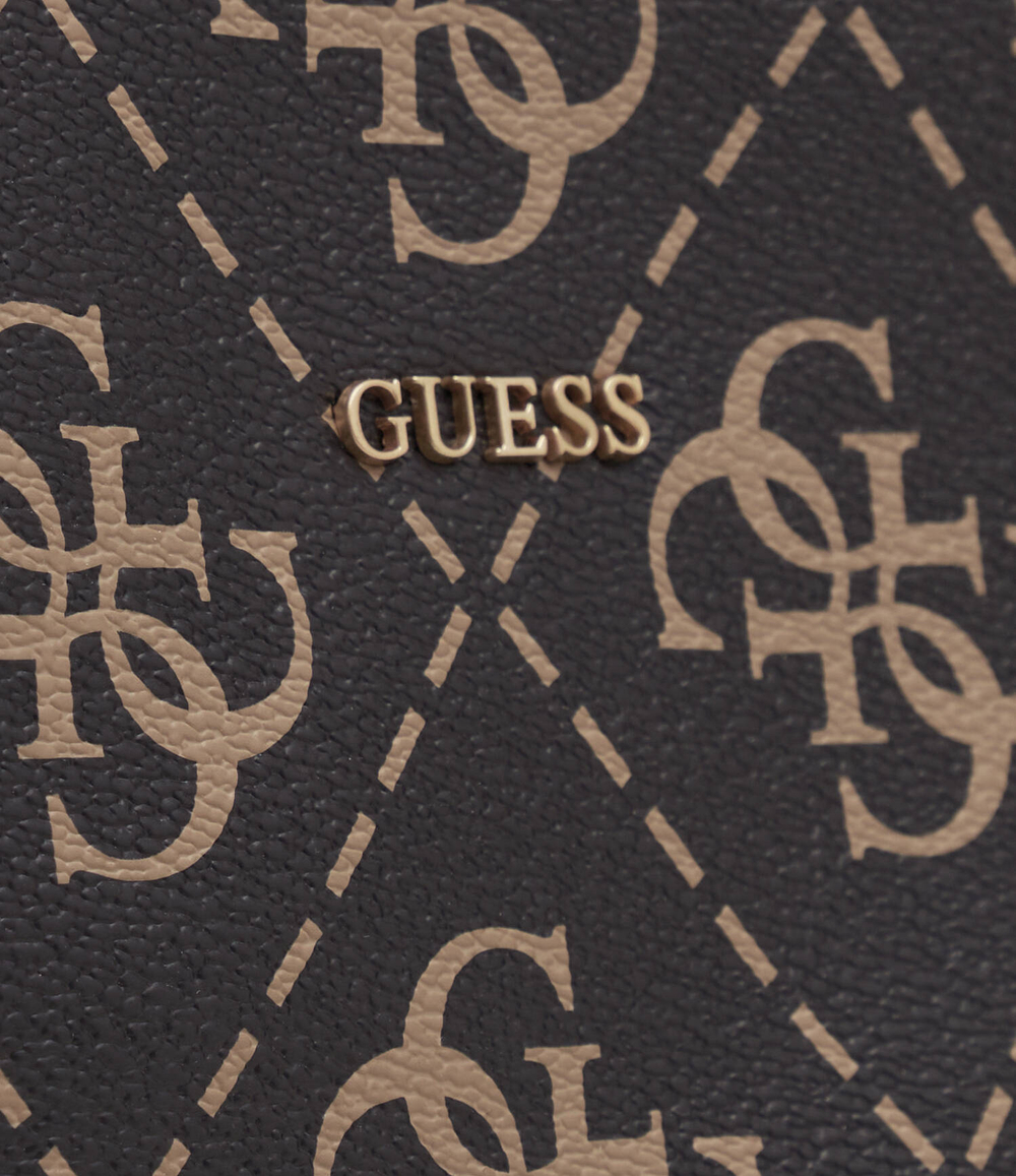 Сумка-шопер 2в1 VIKKY LARGE TOTE Guess - каштановый(HWOS69 95290)
