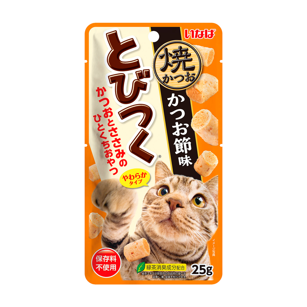 Inaba Tobitsuku Yaki Katsuo 25 г лакомство запеченное для кошек с кацуобуси