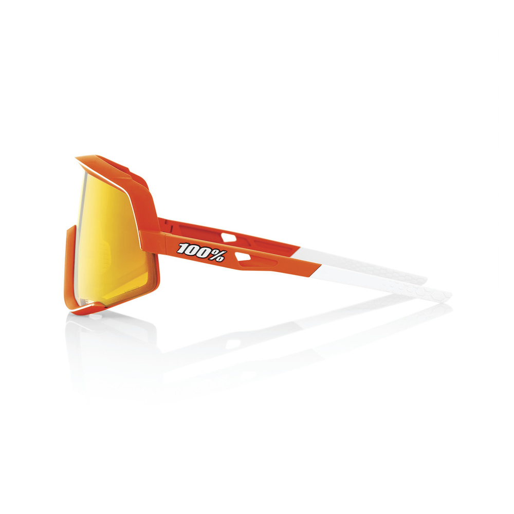 Спортивные очки 100% Glendale / Soft Tact Neon Orange / HiPER Red Multilayer Mirror Lens
