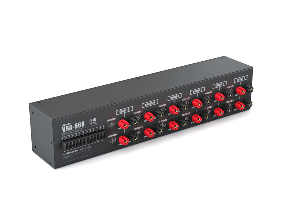 CVGAUDIO VRA-660 Регулятор громкости для 100V систем