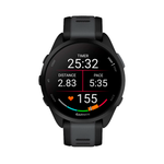 Умные часы Garmin Forerunner 165 Music, 43mm, Black/Slate Gray (010-02863-30)