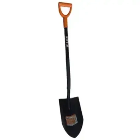 Лопата штыковая Ritter Garden SolidM2 закругленная стальной черенок