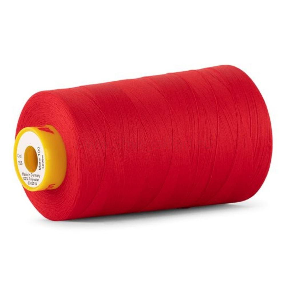 Нитка Gutermann Mara 150 (5000 метров), 1 боб., особо тонкая | 156 красный