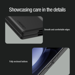 Чехол покрытый мягким жидким силиконом от Nillkin для Samsung Galaxy Z Fold 6 5G, серия Flex Pure Fold Case (в комплекте съемное перо S Pen)