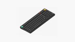 NuPhy Air100 V3 Nebula Dark на светлом фоне