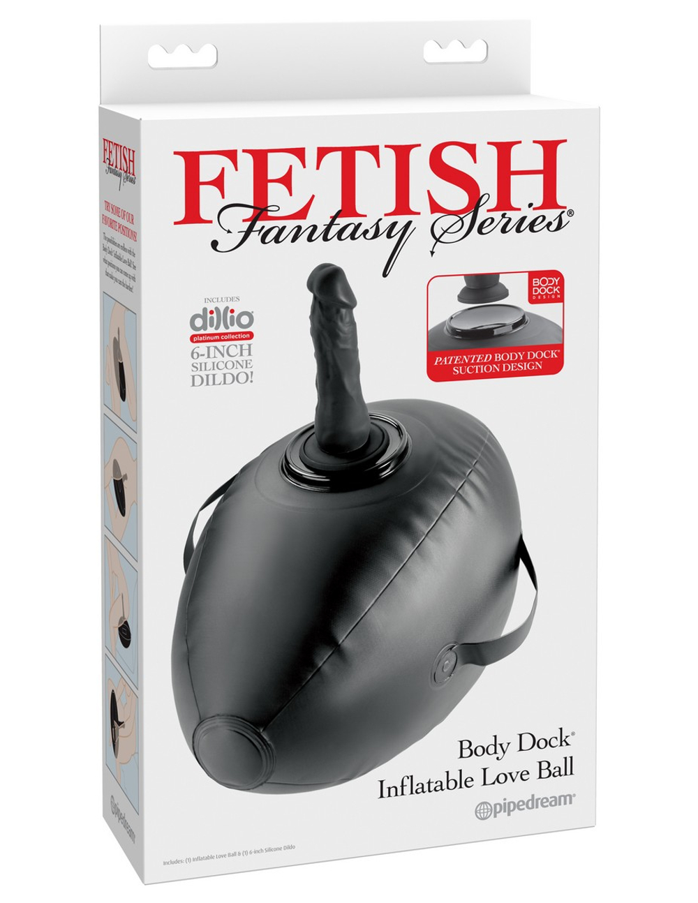 Body Dock Inflatable Love Ball - Надувной Мяч с Дилдо