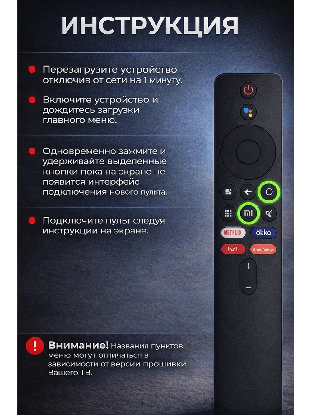 Оригинальный универсальный беспроводной Bluetooth смарт-пульт дистанционного управления с голосовым вводом и микрофоном для телевизоров и ТВ-приставок Xiaomi, Mi TV, Mi Box S, HUAYU PDUHBT097 (BT-MIRU01, HBT097, XMRM-00A, XMRM-006, XMRM-M8, MDZ-22-AB