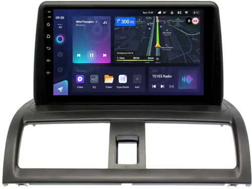 Магнитола для Honda Accord 7 2003-2008 (рамка наверх) - Teyes CC3 монитор 9" QLED на Android 10, Быстрая, CarPlay, 4G SIM-слот