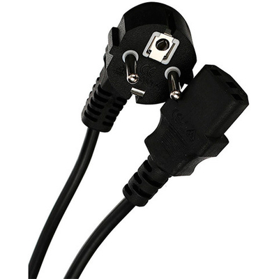 Кабель компьютер-розетка 220V (EURO) "VDE"; 3G*0,5mm2 VCOM {CE021-CU} 5м