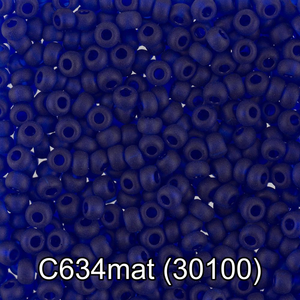 Бисер Gamma 10/0 (2.3 мм), 50 г (10х5 г), C634mat т.васильковый мат, 30100, круглый 3 Бисер Gamma 10/0 (2.3 мм), 50 г (10х5 г), C634mat т.васильковый мат, 30100, круглый 3