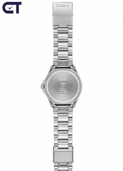 Casio MTP-1183A-1A General часы наручные мужские — классическая модель с чёрным циферблатом и стальным браслетом