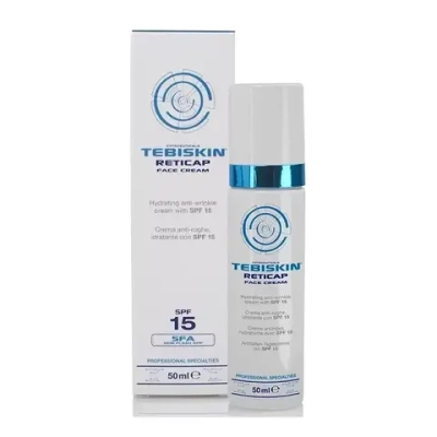 Reticap Face Cream SPF 15 Tebiskin | Дневной крем для лица от морщин с чистым ретинолом SPF 15