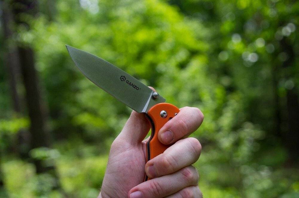 Нож Ganzo G740 зеленый, G740-GR