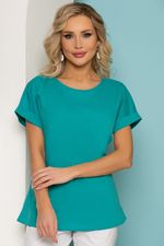 Блуза "Красотка" (зеленое море) Б3535 LT Collection (Акция)