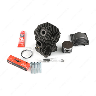 Поршневая группа б/п Stihl MS-250/210/230 (D:42.5-мм, + поддон, 2-кольца, керамика, Pro) [Winzor]