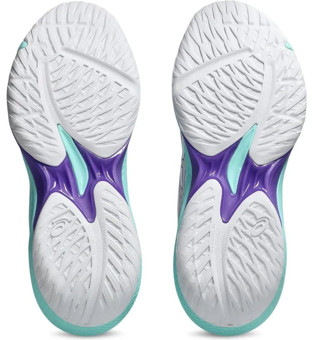 Женские кроссовки для бадминтона/сквоша Asics Beyond FF 2 - white/illuminate mint