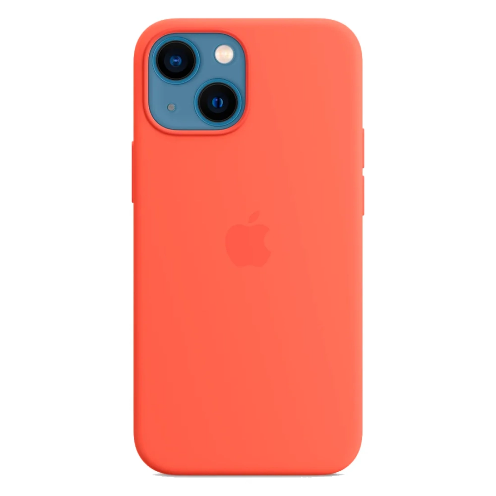 Силиконовый чехол с поддержкой MagSafe Apple Silicone Case для iPhone 13 mini, Nectarine (Спелый нектарин)