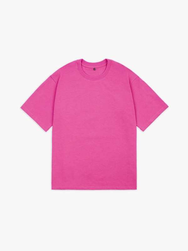 Футболка оверсайз (фуксия) 230 г