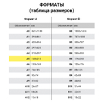 Бумага офисная МАЛОГО ФОРМАТА (148×210), А5, 80 г/м2, 500 л., марка С, STAFF «Profit», 146% (CIE).