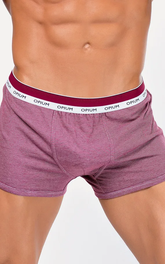 Мужские трусы R-112 Claret-White