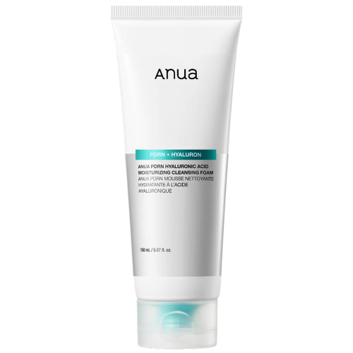 Anua PDRN Hyaluronic Acid Moisturizing Cleansing Foam увлажняющая пенка для умывания с ПДРН и гиалуроновой кислотой