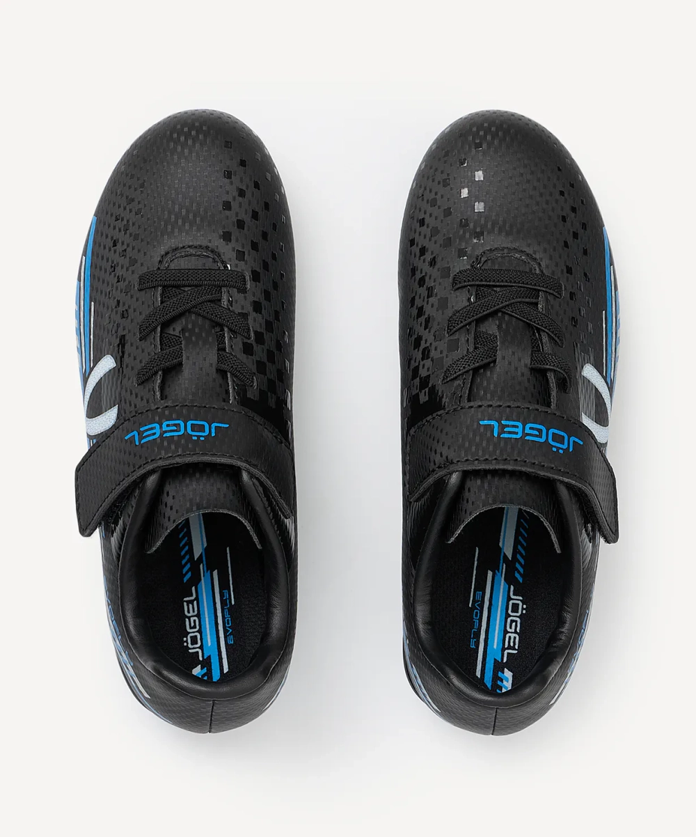 Бутсы футбольные Evofly FG Talant Black/blue, детский