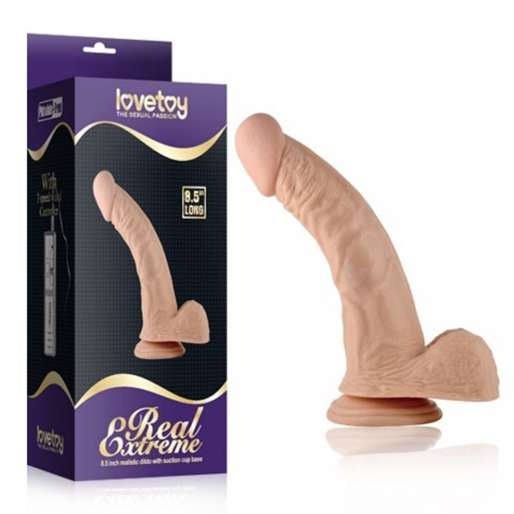 Фаллоимитатор Lovetoy (22×4,5 см) на присоске