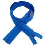 Молния потайная (скрытая) SBS Т3 (3 мм) 1 зам., н/раз., 35 см, S-835 синий светлый, уп. 50 шт