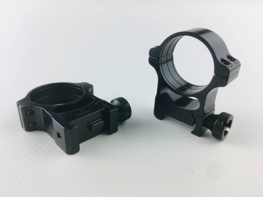Кольца Rusan быстросъемные Weaver на 30мм H17 на винтах  (050-30-17-M)