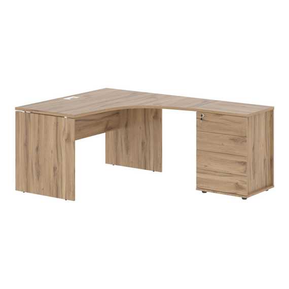 Стол эргономичный с тумбой EDCET 1318(R)  1360х1880х750 EDIS