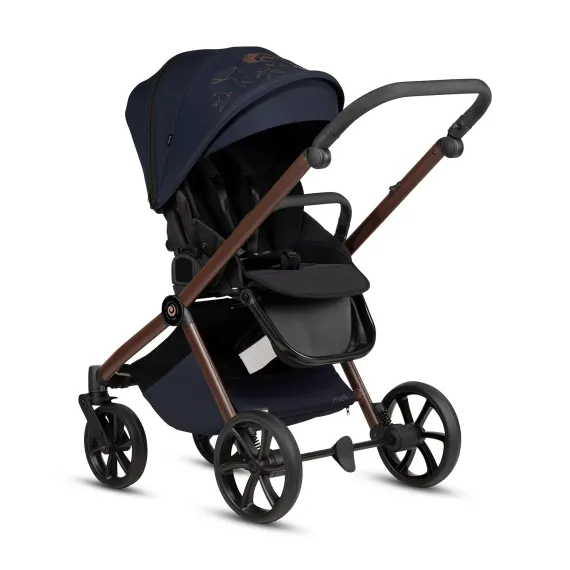 Коляска 2 в 1 Tutis Mio 3+ Limited Edition Midnight Swallow
