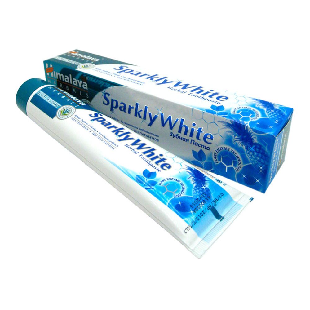 Зубная паста Himalaya Herbals Sparkly White 75 гр