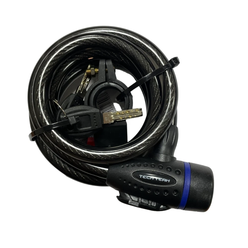 Замок велосипедный 1500х12 mm GK102.507 ключ