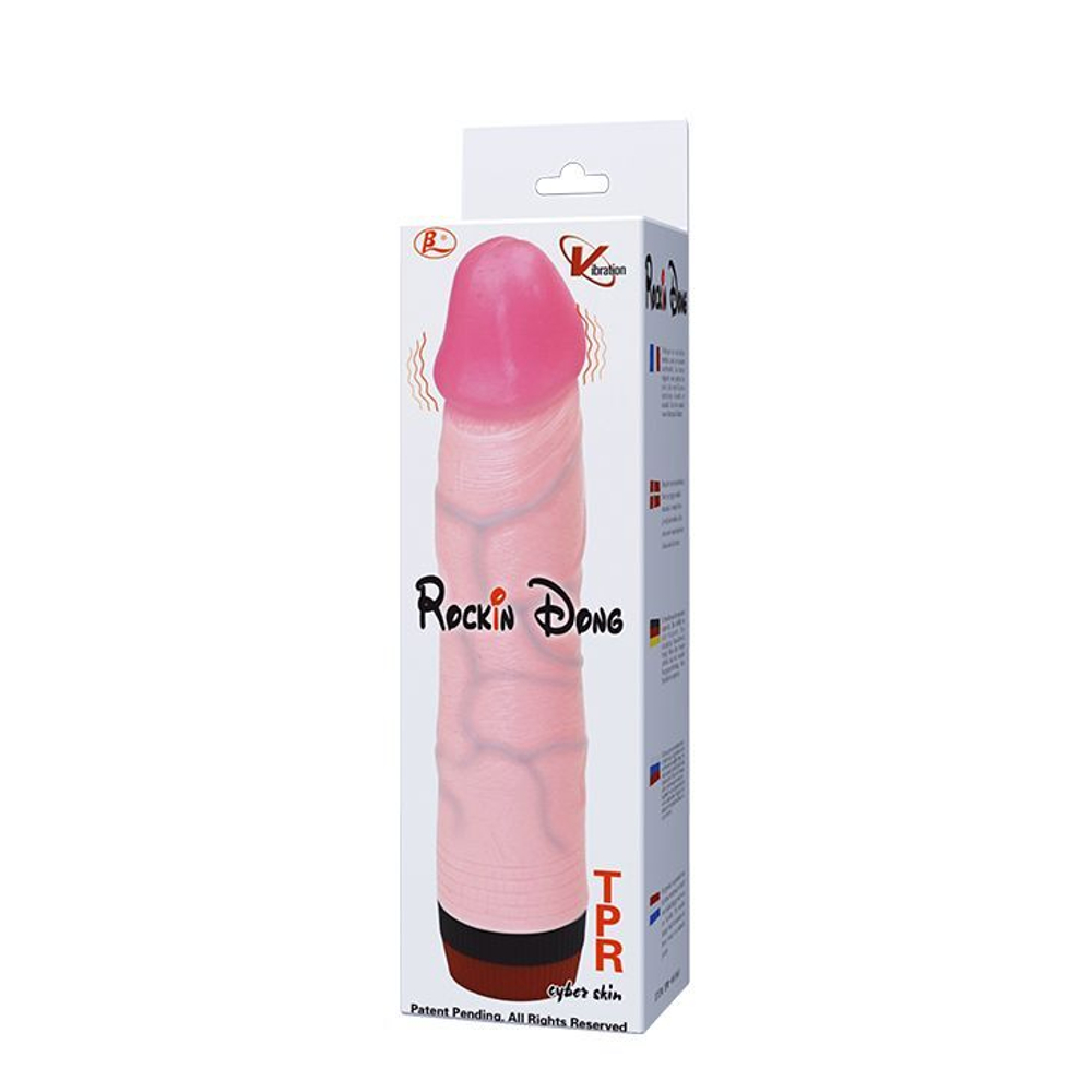 Мультискоростной вибратор Rockin Dong - 21,5 см.