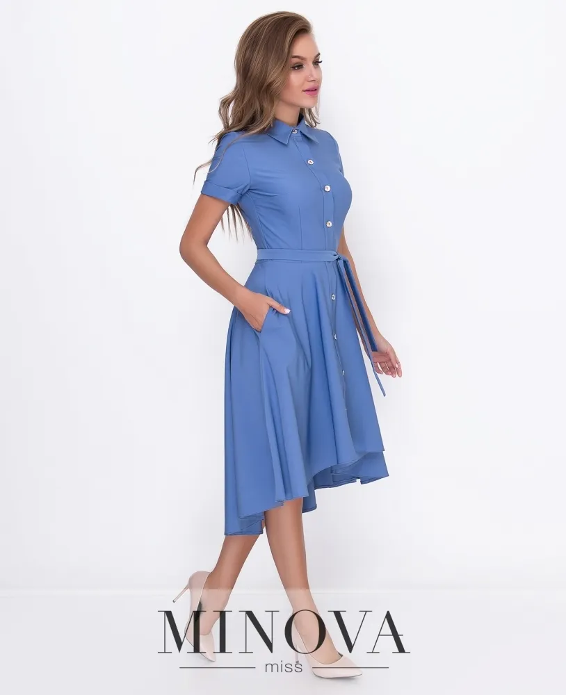 Платье 8572-1-джинс Minova